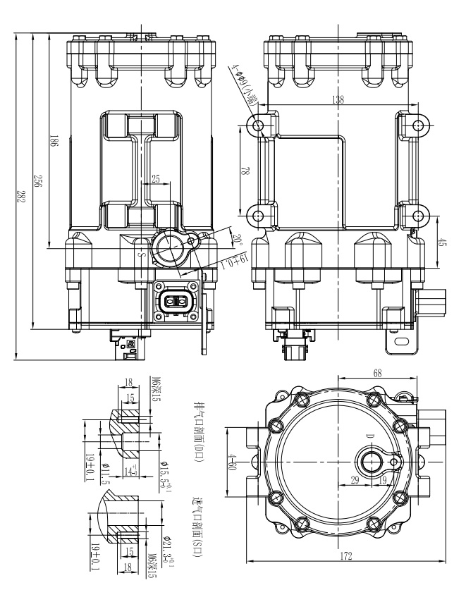 渦旋式電動壓縮機(jī)DY50A